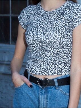 Brandy Melville Ashlyn Leopard Top